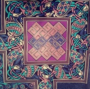Past Times Celtic Silk Scarf